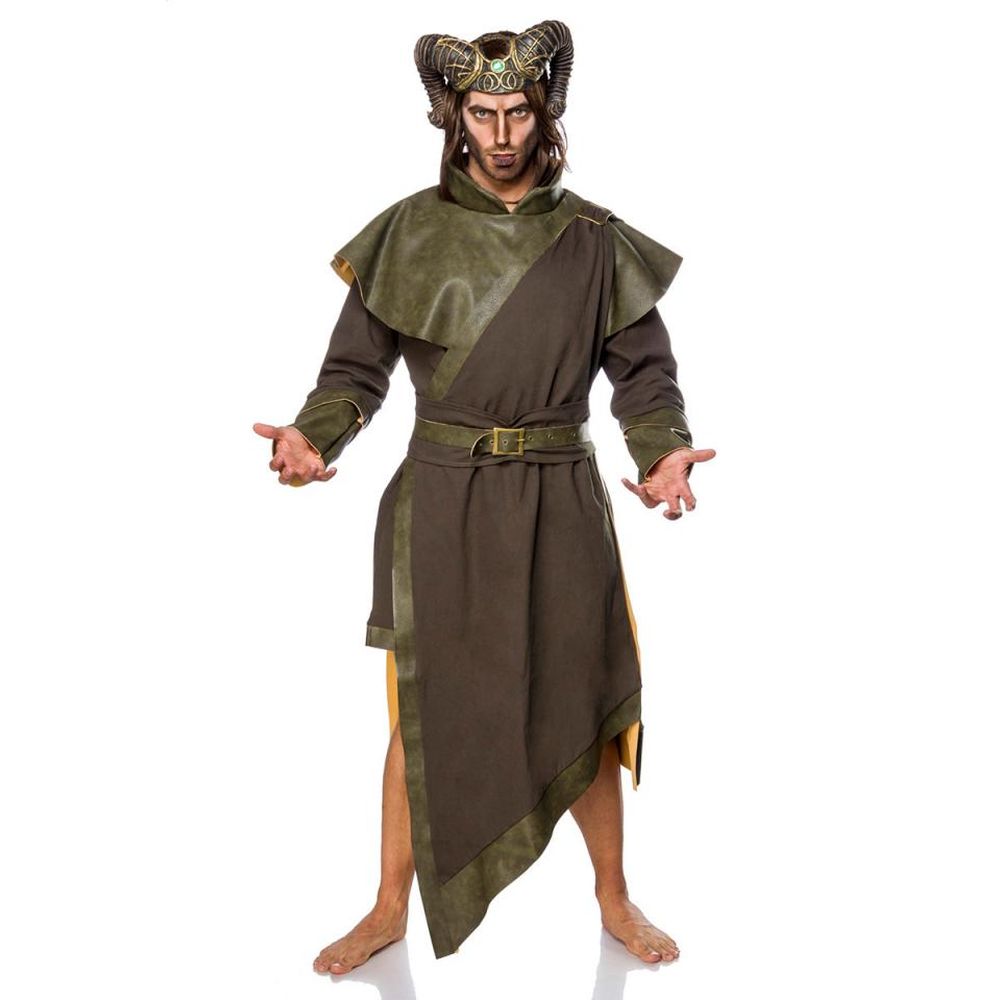 Mask Paradise - Incubus Kostuum - Groen/Bruin